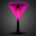 9 Oz. Glow Martini Glass - Pink